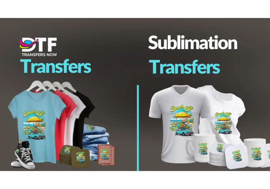 DTF Transfers vs Sublimation Transfers