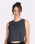 Next Level 5083 Women's Festival Crop Tank Charcoal XS