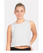 Next Level 5083 Women's Festival Crop Tank White XS
