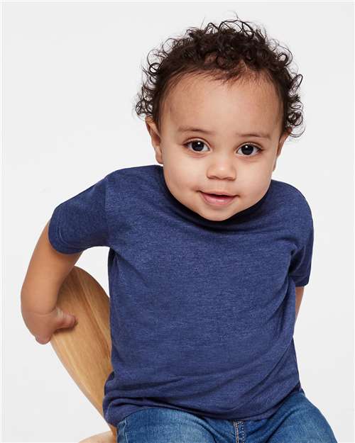 Rabbit Skins 3322 Infant Fine Jersey Tee Vintage True Navy 6M