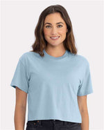 Next Level 1580 Women's Ideal Crop Top Stonewash Denim XS