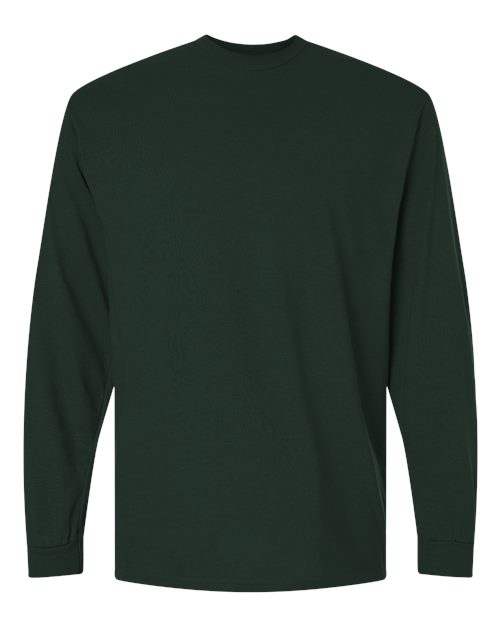 Gildan 8400 Unisex DryBlend® 50/50 Long Sleeve T-Shirt Forest Green S