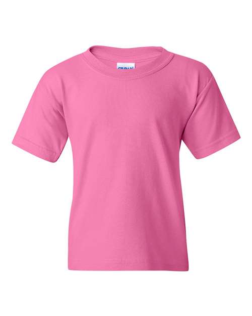 Gildan 5000B Youth Heavy Cotton™ T-Shirt Azalea XS