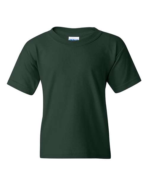 Gildan 5000B Youth Heavy Cotton™ T-Shirt Forest Green XS