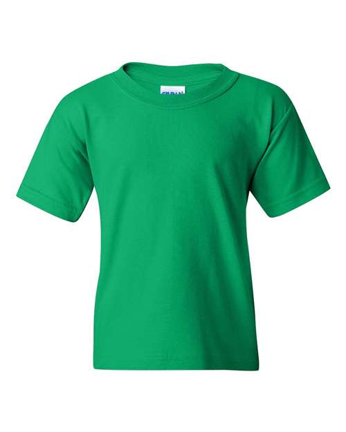Gildan 5000B Youth Heavy Cotton™ T-Shirt Irish Green XS