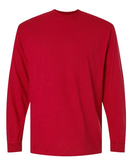 Gildan 8400 Unisex DryBlend® 50/50 Long Sleeve T-Shirt Red S