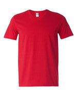 Gildan 64V00 Unisex Softstyle® V-Neck T-Shirt Cherry Red S