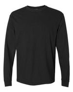 Comfort Colors 6014 Unisex Garment-Dyed Heavyweight Long Sleeve T-Shirt Black S