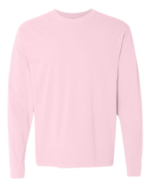Comfort Colors 6014 Unisex Garment-Dyed Heavyweight Long Sleeve T-Shirt Blossom S