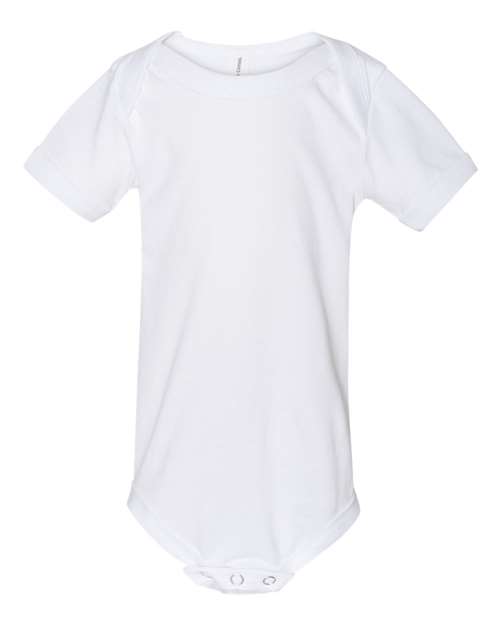 Bella Canvas 100B Infant Jersey One Piece White 0/3