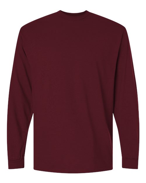 Gildan 8400 Unisex DryBlend® 50/50 Long Sleeve T-Shirt Maroon S