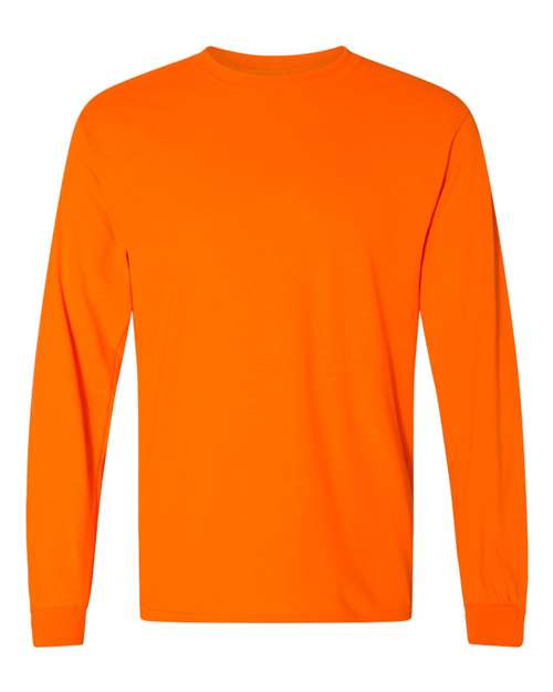 Gildan 8400 Unisex DryBlend® 50/50 Long Sleeve T-Shirt Safety Orange S