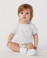 Rabbit Skins 4424 Infant Fine Jersey Bodysuit Ash NB
