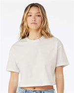 Bella Canvas 6482 Women's Jersey Crop Tee Vintage White S
