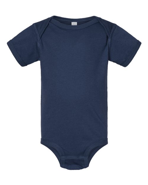 Rabbit Skins 4424 Infant Fine Jersey Bodysuit Denim NB