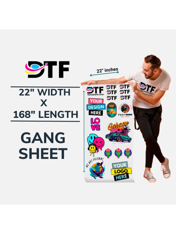 DTF Wholesale | Custom DTF Transfers cerca de mí | Gang Sheet DTF Transfers