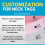 Fee For Neck Label Customization