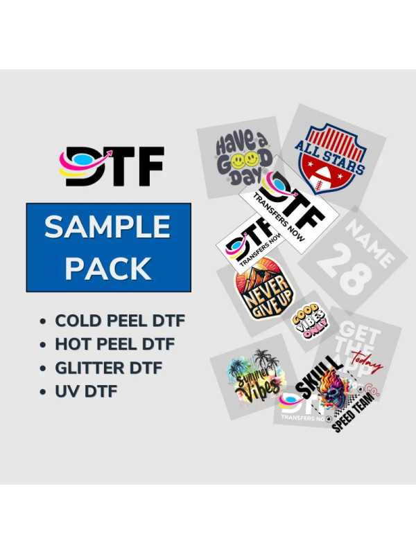 DTF Transfers Now Paquete de Muestra