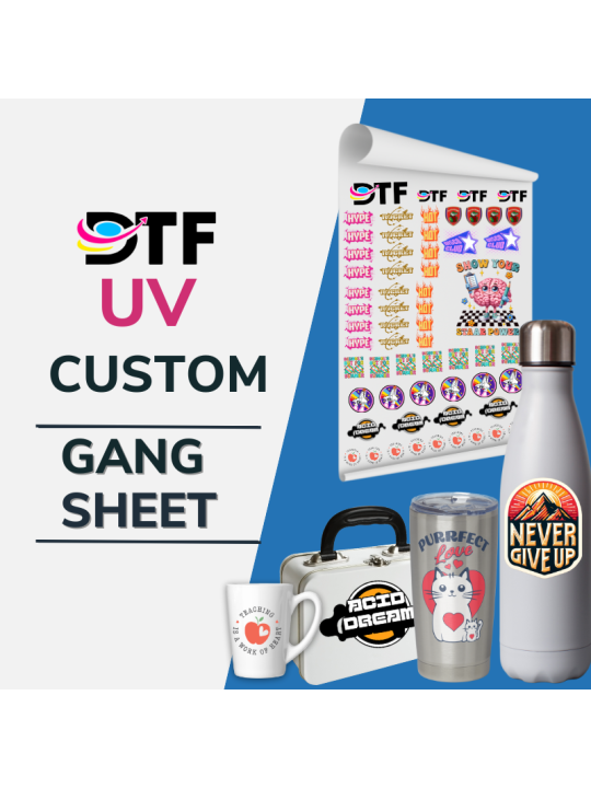 Custom UV DTF Gang Sheets