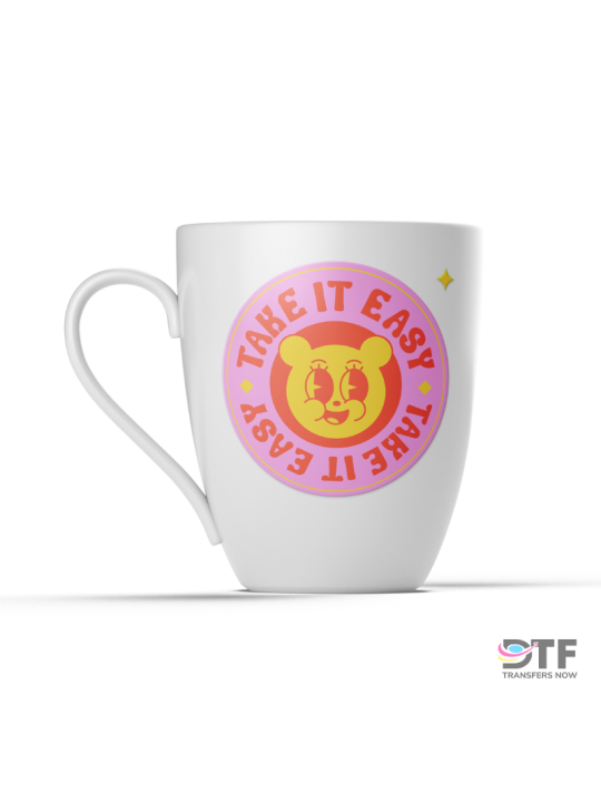 Calcomanías personalizadas UV DTF para tazas | DTF Transfers Now