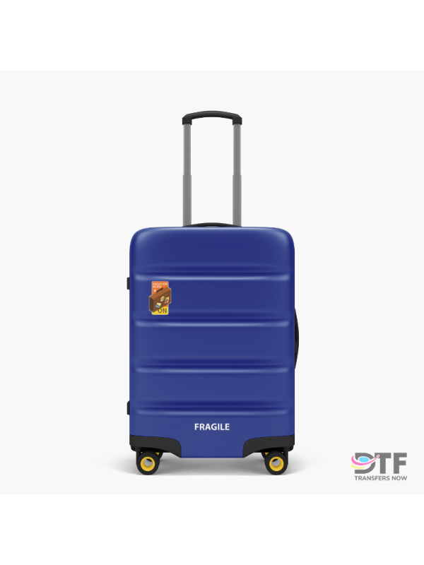 Custom Luggage Stickers | DTF Transfers Now