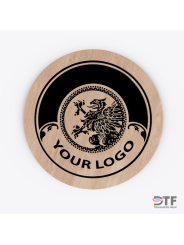 Custom unique logo Wood Decals