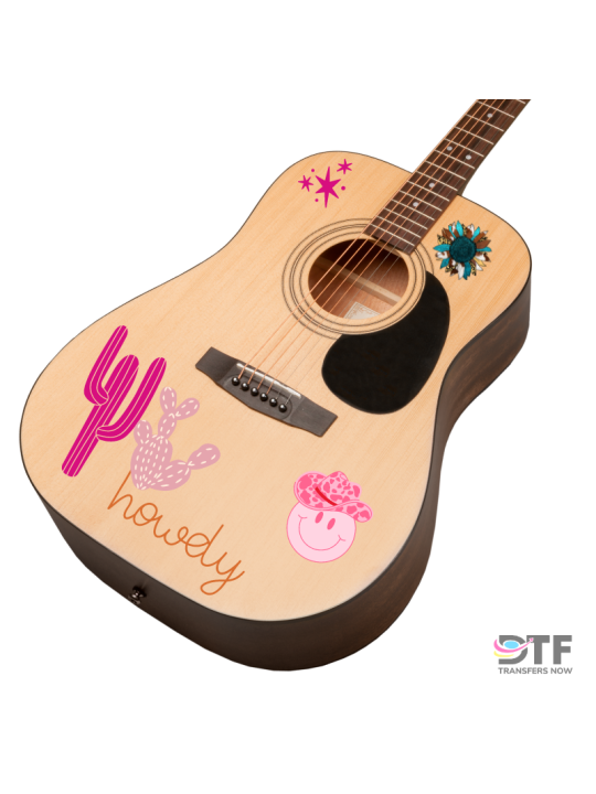 Custom Guitar Decals | DTF Transfers Now