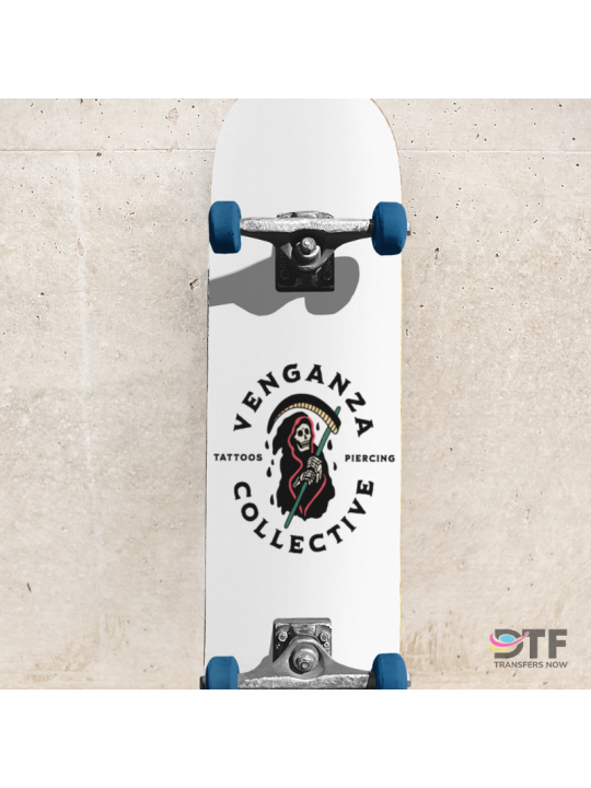 Custom Skateboard Stickers | DTF Transfers Now