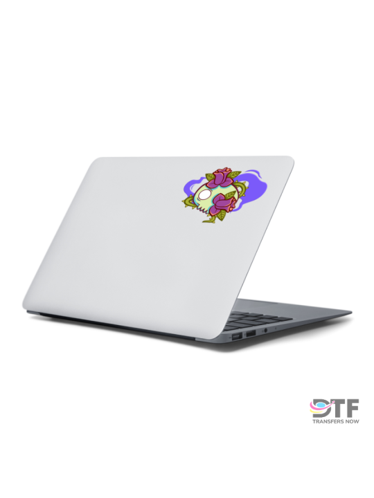 Calcomanías personalizadas para laptops | DTF Transfers Now