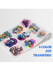 9 Color DTF Transfers ORGB + CMYK - DTF Transfers Now