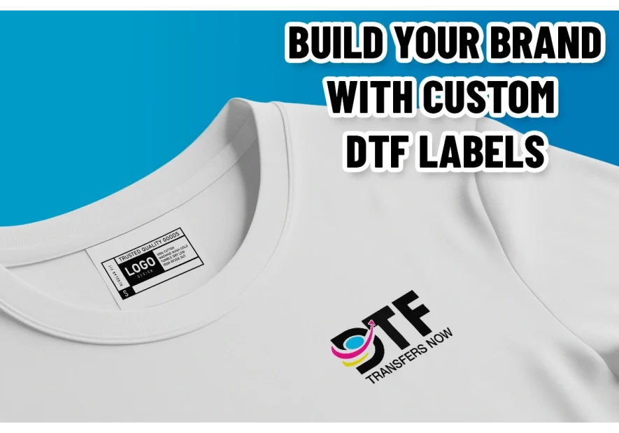 Mtl Label Producing Custom Clothing Labels with DTF Transfers for Brand Identity