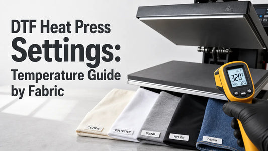DTF Heat Press Settings: Temperature Guide by Fabric