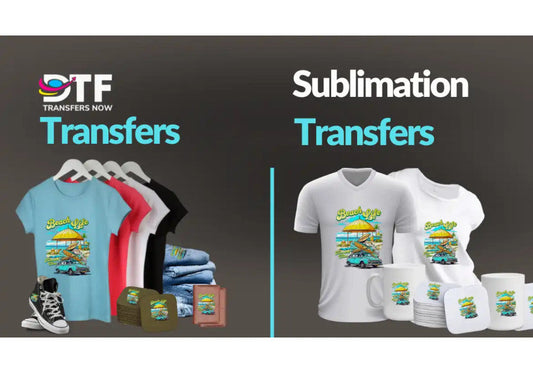DTF Transfers vs Sublimation Transfers