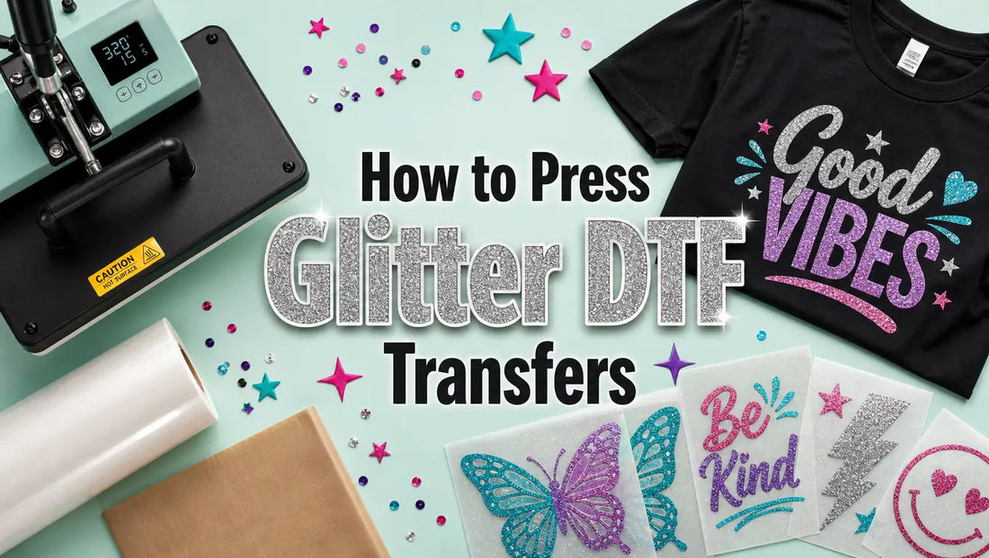How to Press Glitter DTF Transfers: Complete Cold Peel Guide