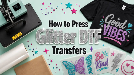 How to Press Glitter DTF Transfers: Complete Cold Peel Guide