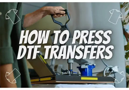 How to Heat Press DTF Transfers