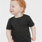 Rabbit Skins 3322 Infant Fine Jersey Tee Black Leopard 6M