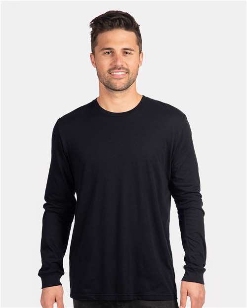 Next Level 6211 Unisex CVC Long Sleeve T-Shirt Black XS