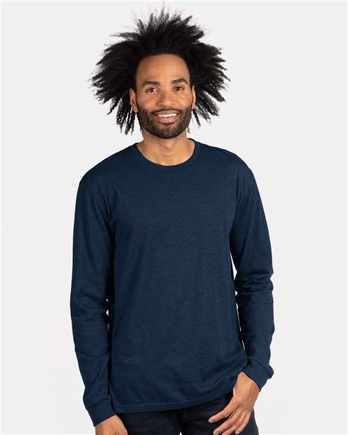 Next Level 6211 Unisex CVC Long Sleeve T-Shirt Midnight Navy XS