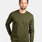 Next Level 6211 Unisex CVC Long Sleeve T-Shirt Military Green XS