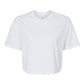 Bella Canvas 6482 Women's Jersey Crop Tee White S