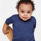 Rabbit Skins 3322 Infant Fine Jersey Tee Vintage True Navy 6M
