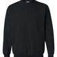 Gildan 18000 Unisex Heavy Blend™ Crewneck Sweatshirt Black XS
