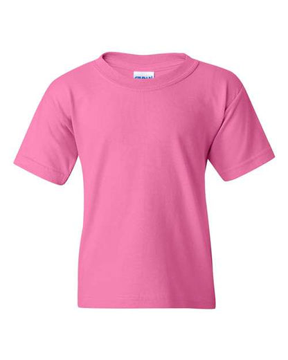 Gildan 5000B Youth Heavy Cotton™ T-Shirt Azalea XS