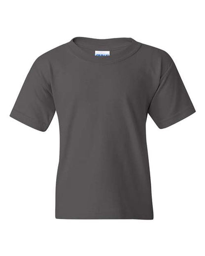 Gildan 5000B Youth Heavy Cotton™ T-Shirt Charcoal XS