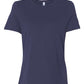 Bella Canvas 6400 Women’s Relaxed Jersey Tee Navy S