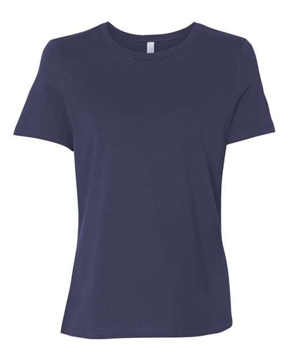 Bella Canvas 6400 Women’s Relaxed Jersey Tee Navy S