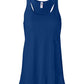 Bella Canvas 8800 Women's Flowy Racerback Tank True Royal XS