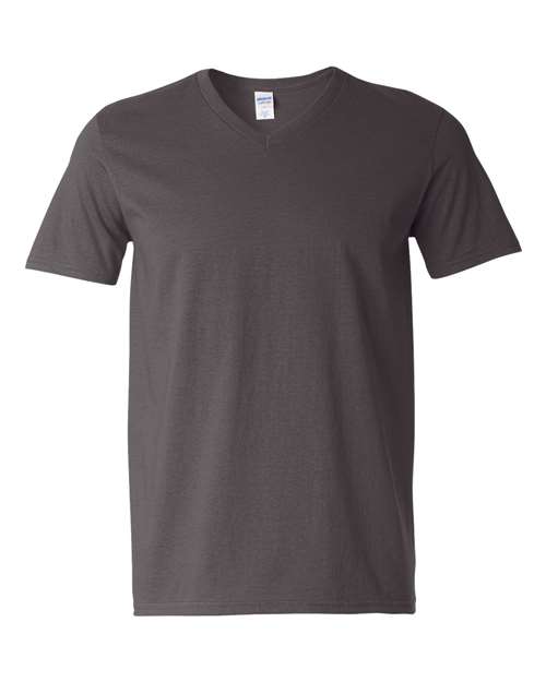 Gildan 64V00 Unisex Softstyle® V-Neck T-Shirt Charcoal S