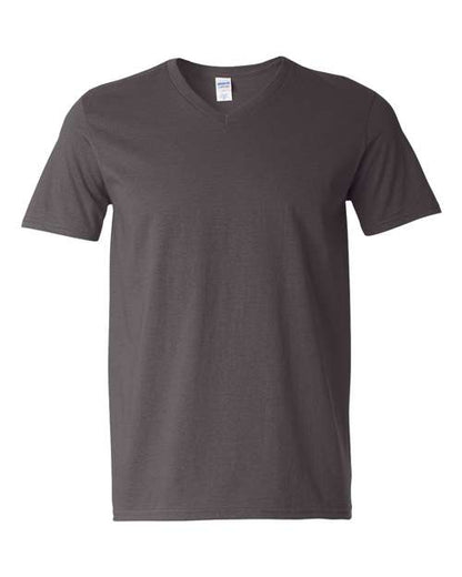 Gildan 64V00 Unisex Softstyle® V-Neck T-Shirt Charcoal S